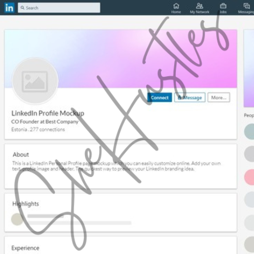 SheHustles Optimized LinkedIn Profile/Header